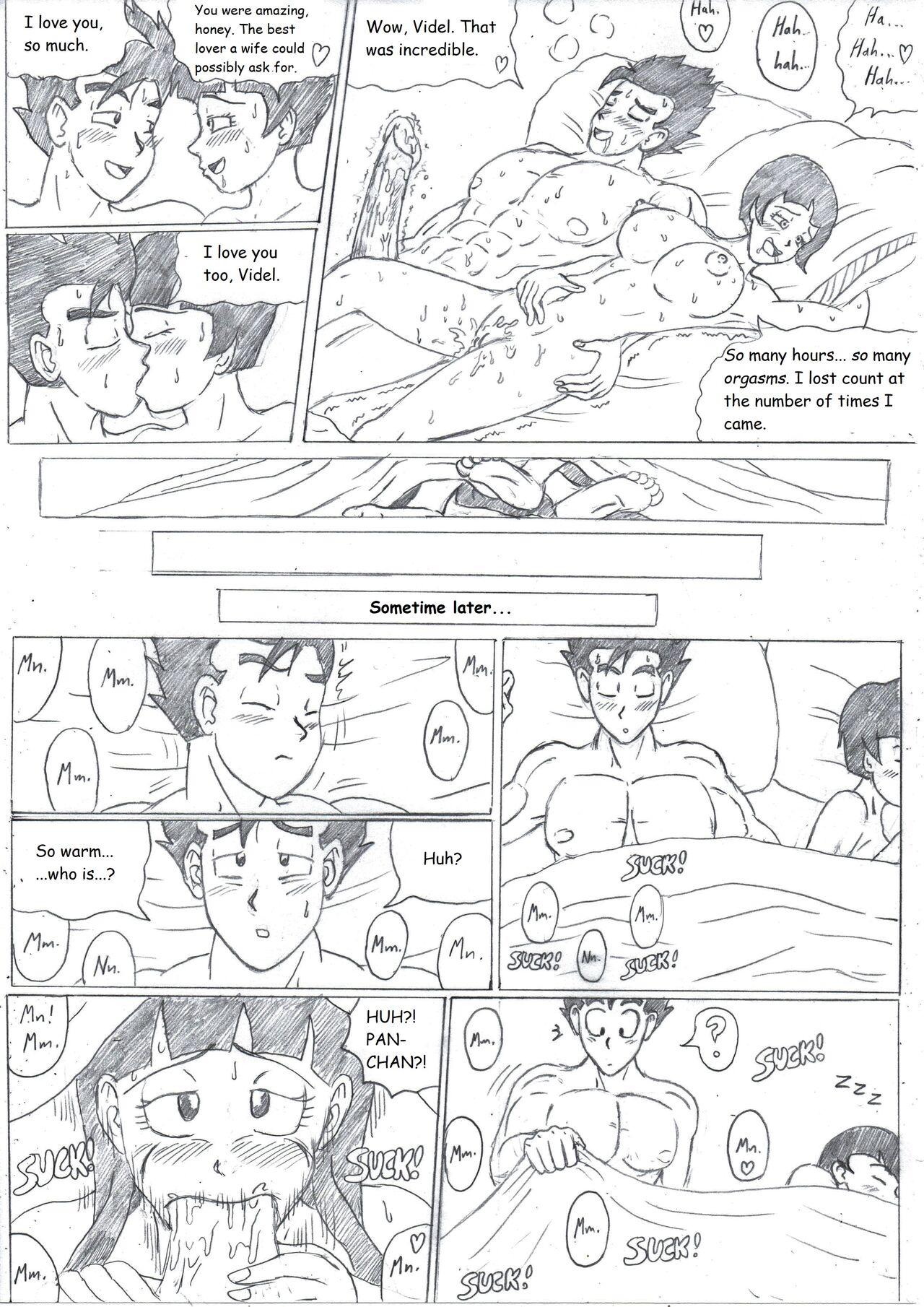 Young Love - Gohan X Pan X Bra X Videl + Pan's Fantasies page 12 full