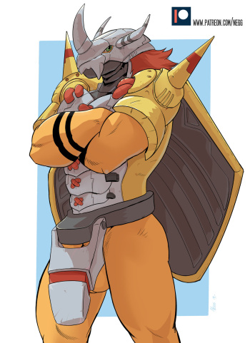 [Negger] Wargreymon (Digimon) cover