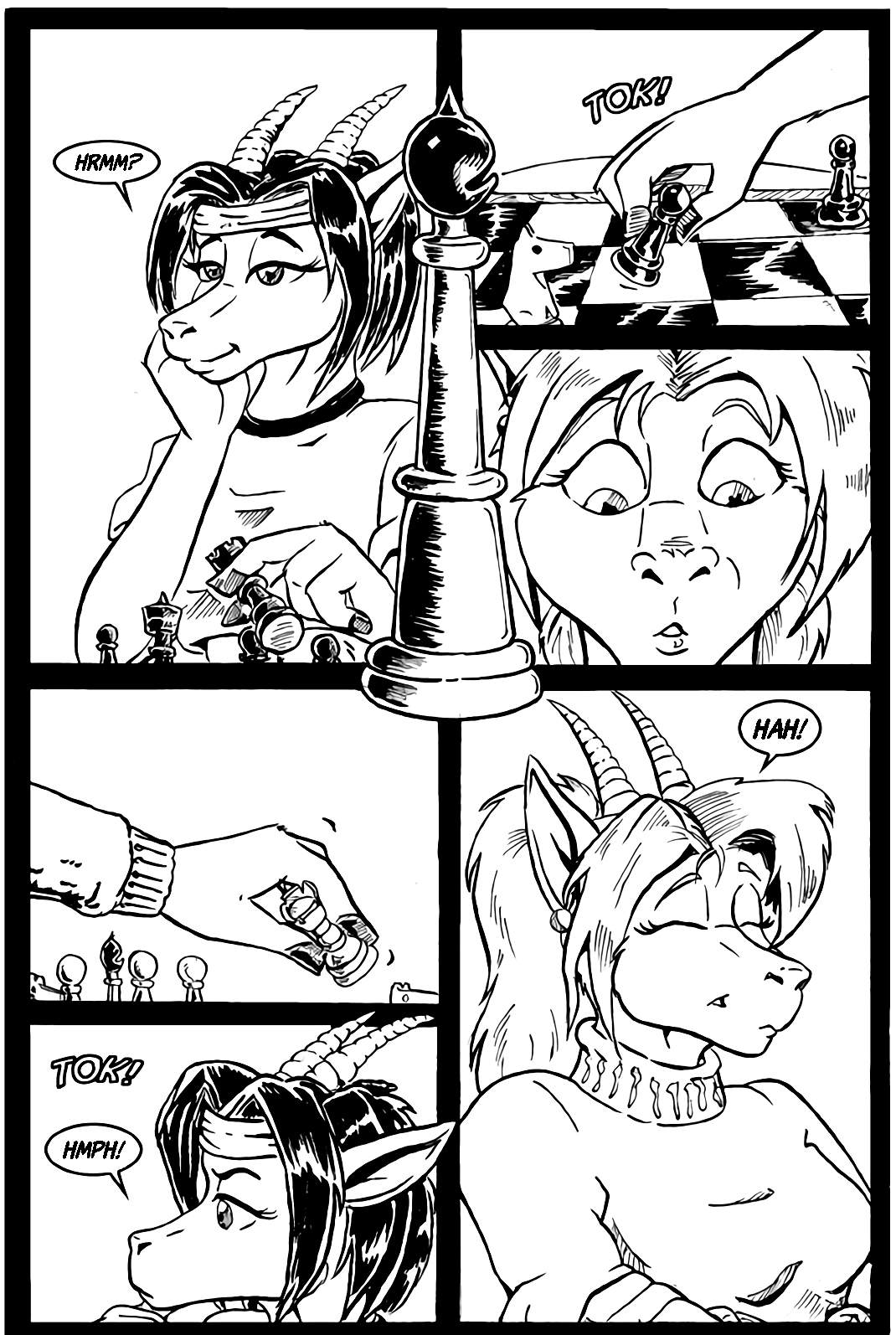 Over-Friendly Chess Match page 1 full