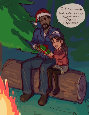 [Pears] Clem's Christmas (The Walking Dead) cover