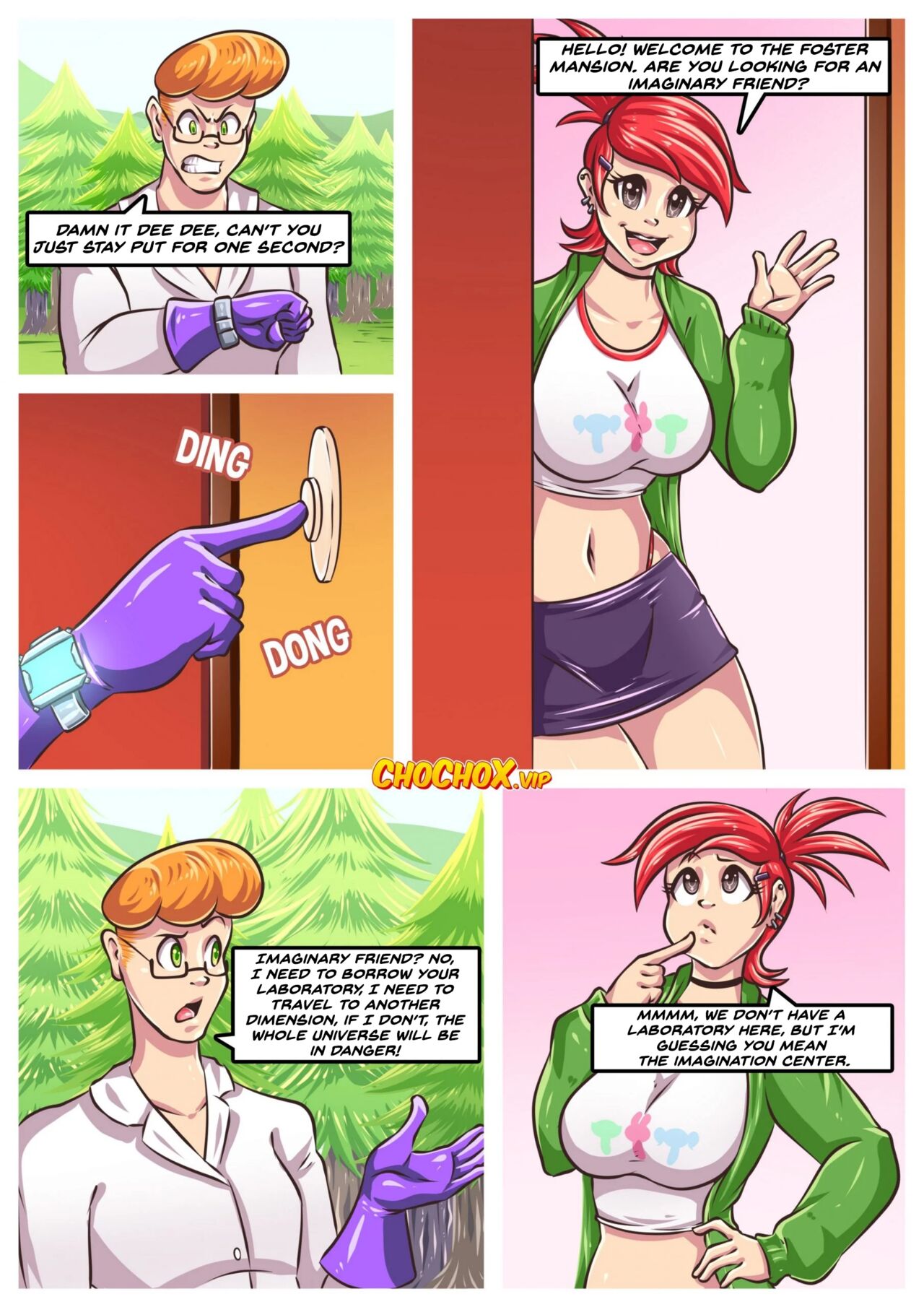 Between Dimensions | Dexter’s Laboratory page 12 full