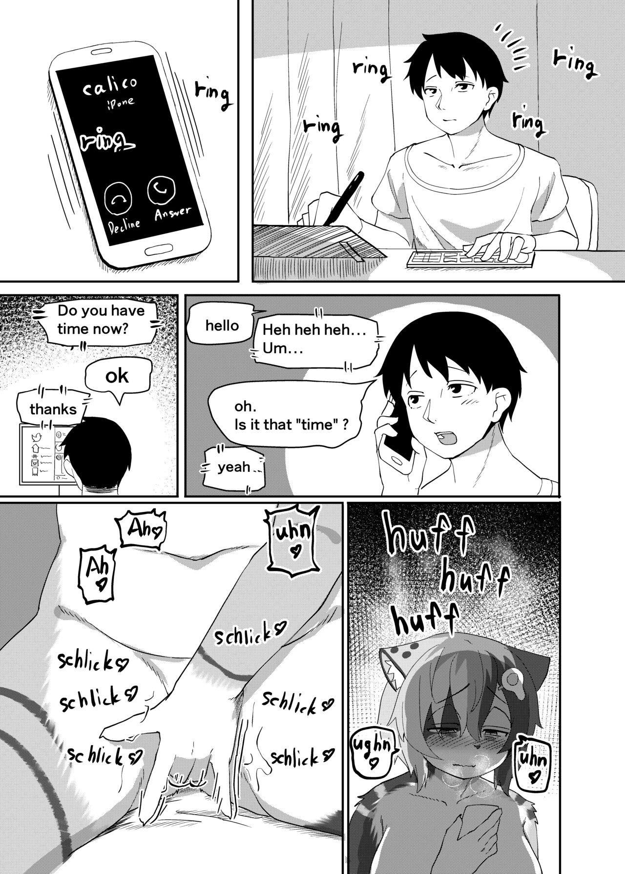 Mesukemo Mikeneko-chan no Jubujubu Hatsujou Manko de Oni Iki Dorodoro Ecchi | Calico cat rut pussy is so soft and moist with liquid, She has reached the top many times and have soft and watery sex with it page 2 full