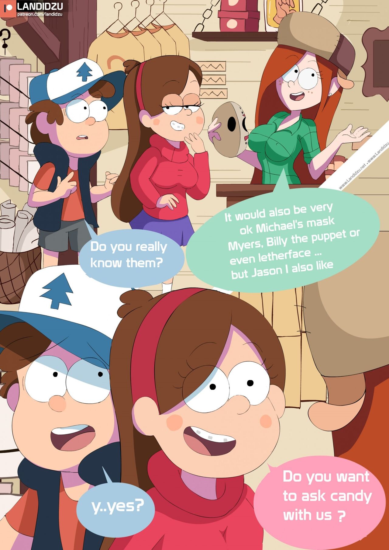 Gravity Falls - Trick or Treat page 8 full