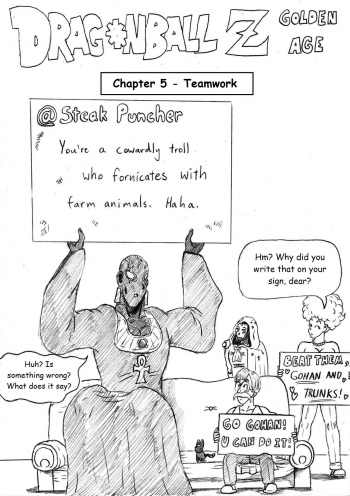 [TheWriteFiction] Dragonball Z Golden Age - Chapter 5 - Teamwork cover