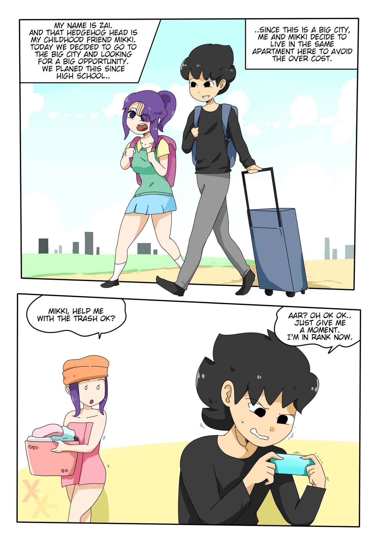 Zaimorphosis. Chapter 1 page 3 full