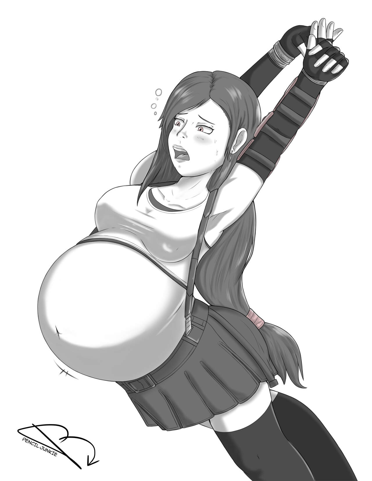 Tifa Lockhart Sketch Final High Res + Alts page 3 full