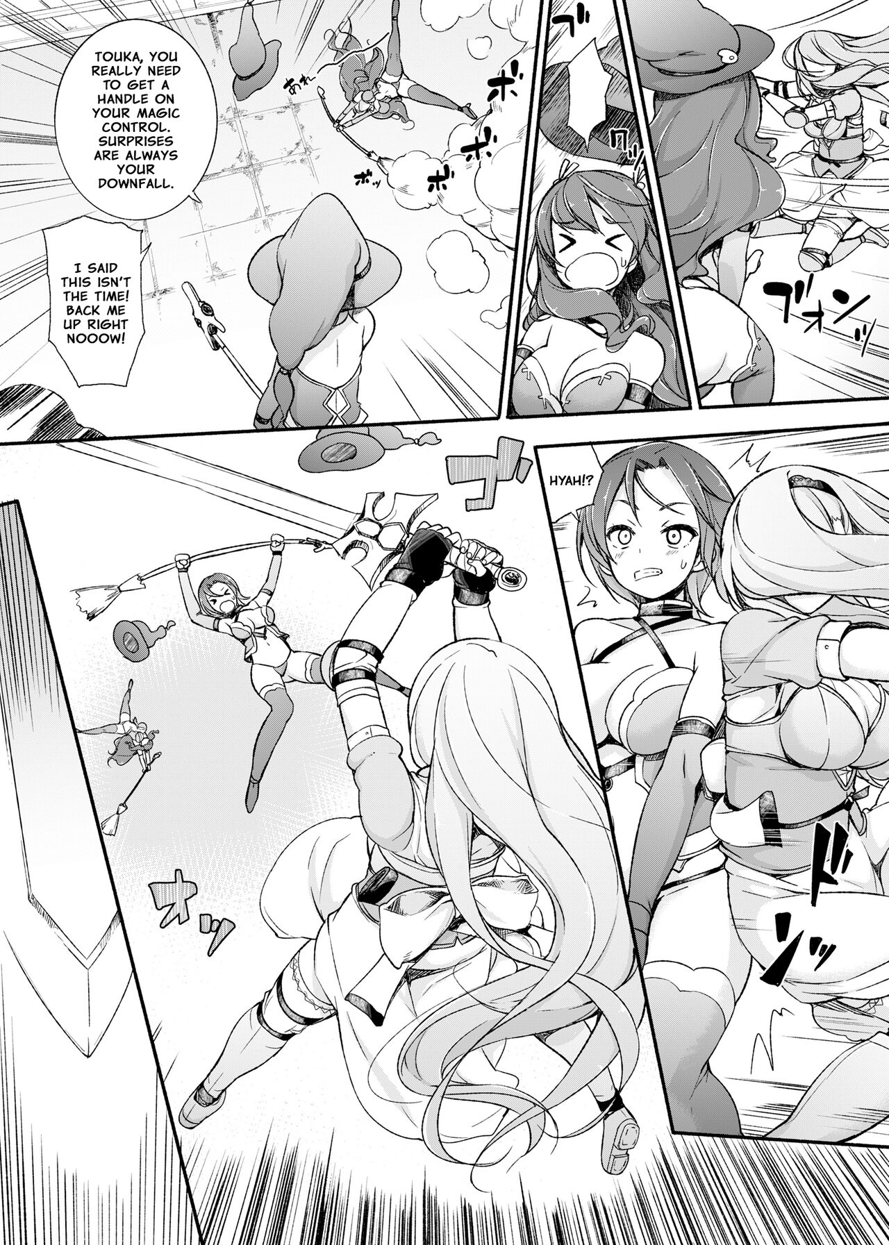 Onna Kishi Sei Ruruna ~Kishi Mahou Gakuen Intan~ | Maiden Knight Lilouna ~The Degenerate Knight-Mage Academy Feud~ page 11 full