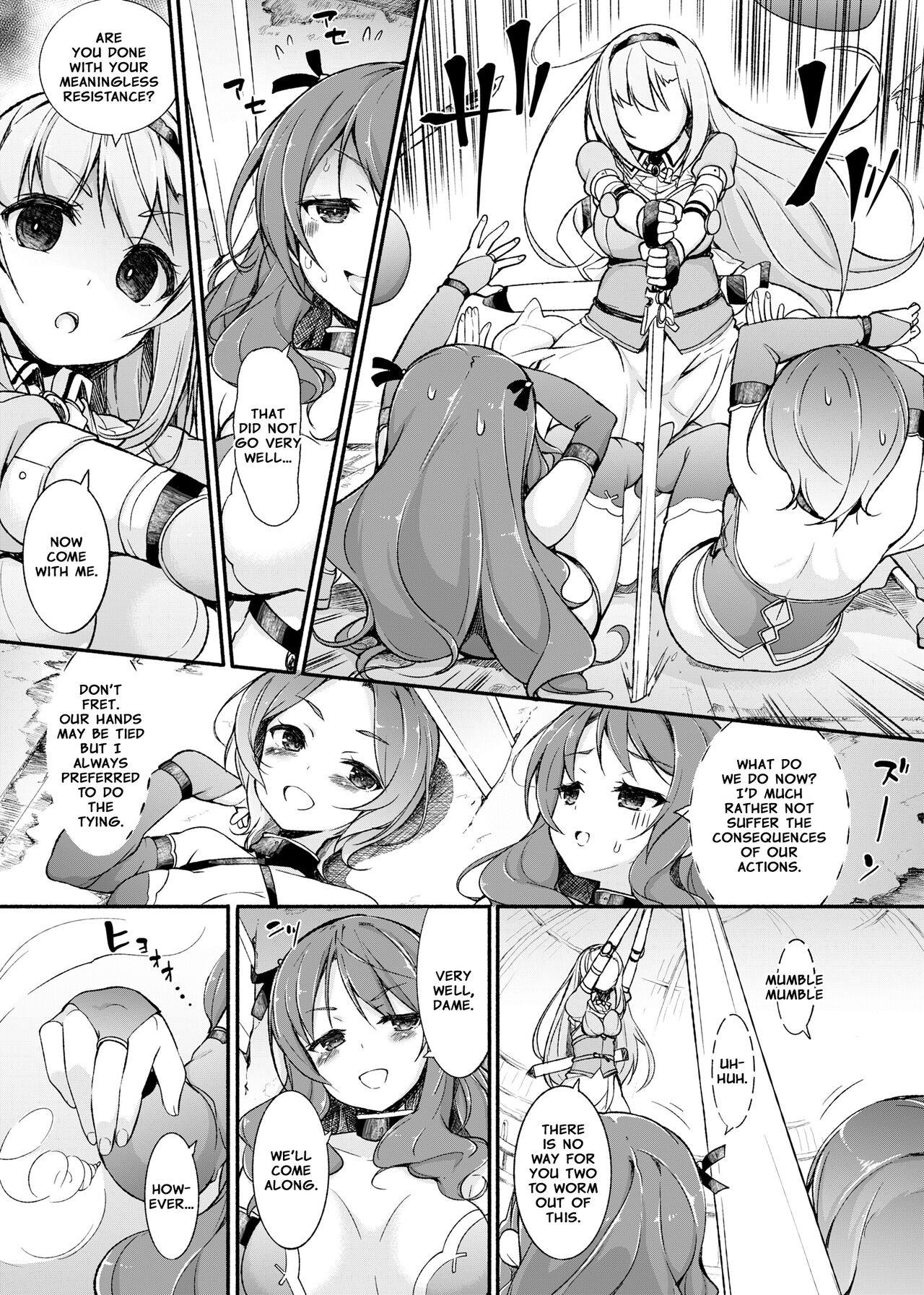 Onna Kishi Sei Ruruna ~Kishi Mahou Gakuen Intan~ | Maiden Knight Lilouna ~The Degenerate Knight-Mage Academy Feud~ page 12 full