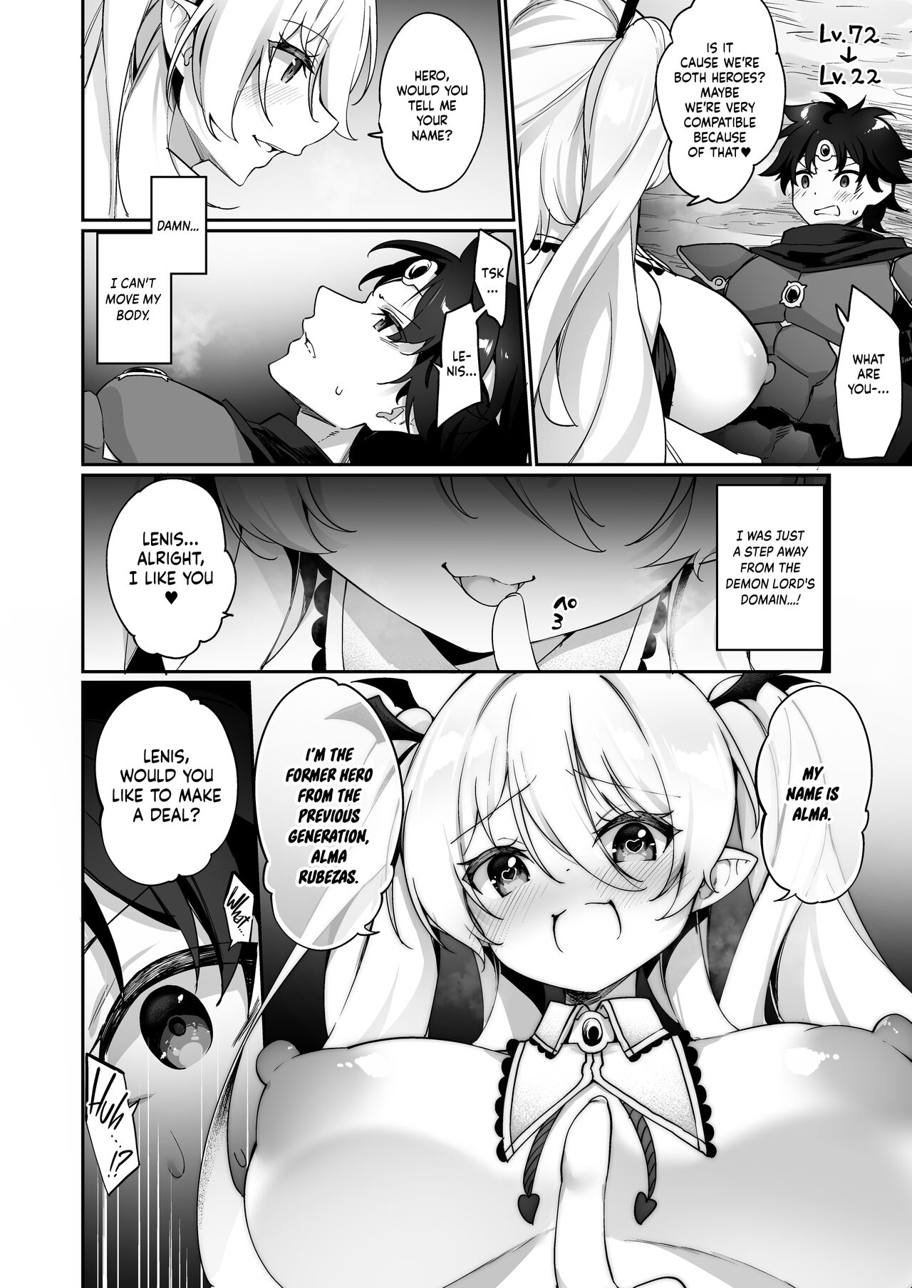 Maou ni Idonda Yuusha ga Succubus ni Ochite iku Hanashi | The Hero That Defeated the Demon Lord ♂ Falls Into a Succubus page 5 full