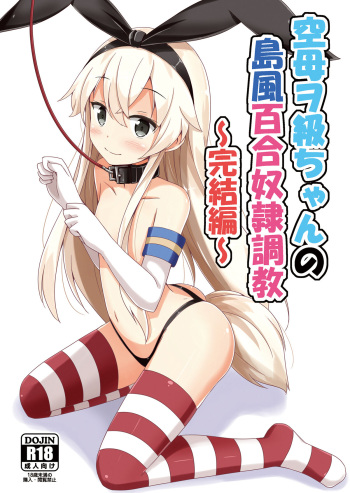 [Aiirosakura (Aikawa Ryou)] Kuubo Wo-Kyuu-chan no Shimakaze Yuri Dorei Choukyou ~Kanketsuhen~ (Kantai Collection -KanColle-)  [Digital] cover