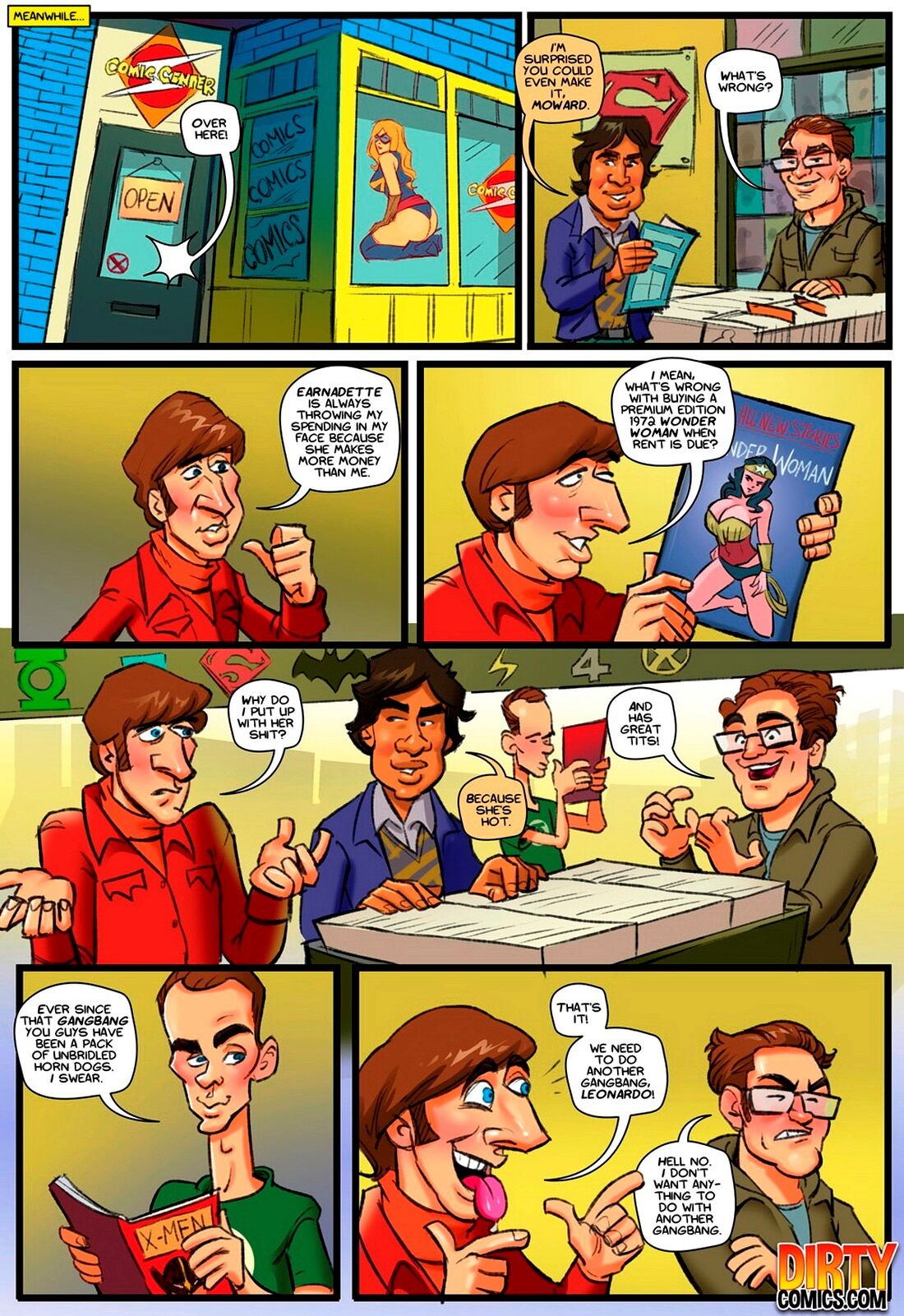 DirtyComics - The big gang bang theory 2 page 7 full