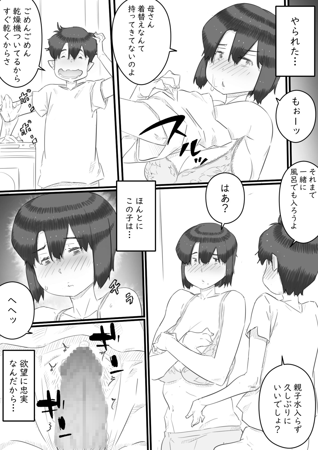 Hitorigurashi no Musuko no Heya de... -Haha to Musuko no Himitsu no Kankei- page 12 full