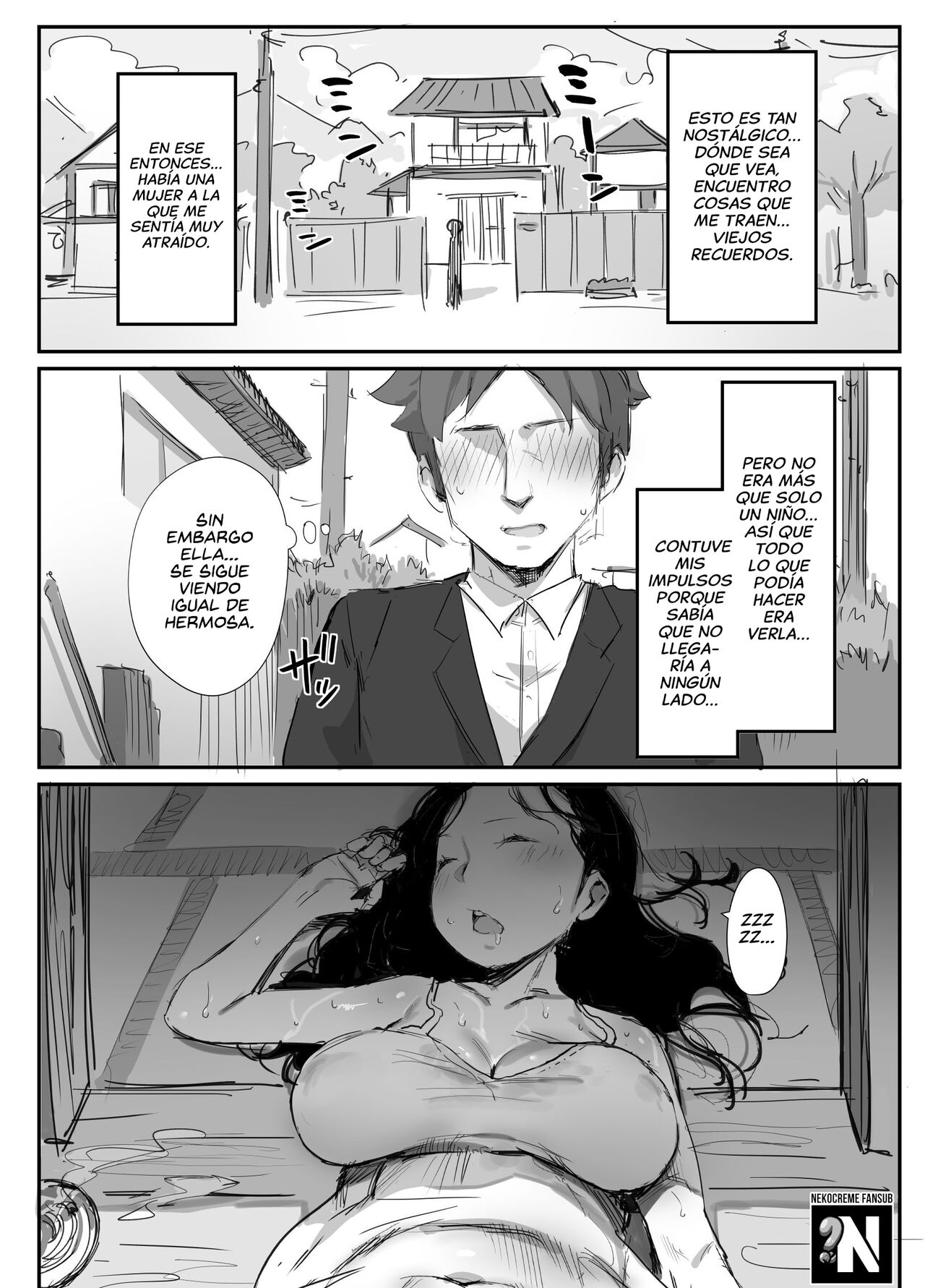 Natsu to Oba-san 2 | Verano con una Mujer Mayor  2 page 2 full