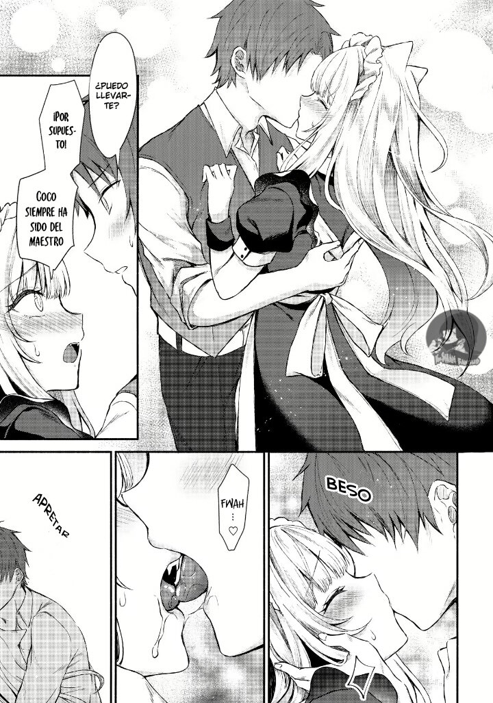 Moto Dorei no Nekomimi Maid to Shiawase Ecchi Suru Hon page 12 full