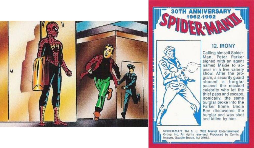 Spider-Man- Series 002- 30th Anniversary- Comic Images page 12 full
