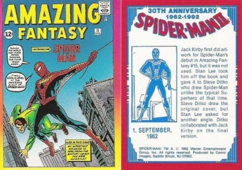 Spider-Man- Series 002- 30th Anniversary- Comic Images (1992) cover