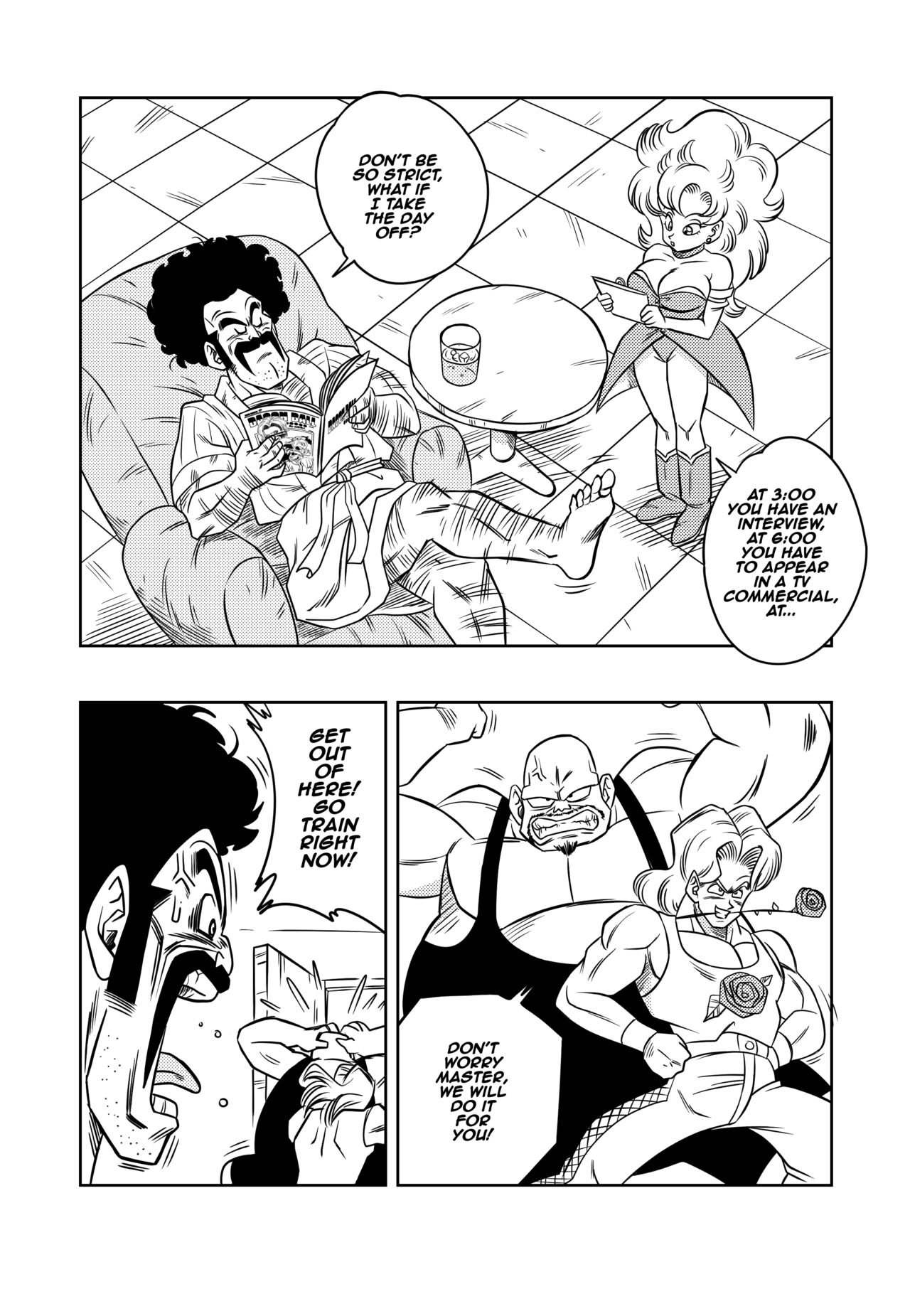 Mister Satan's Secret Training page 3 full
