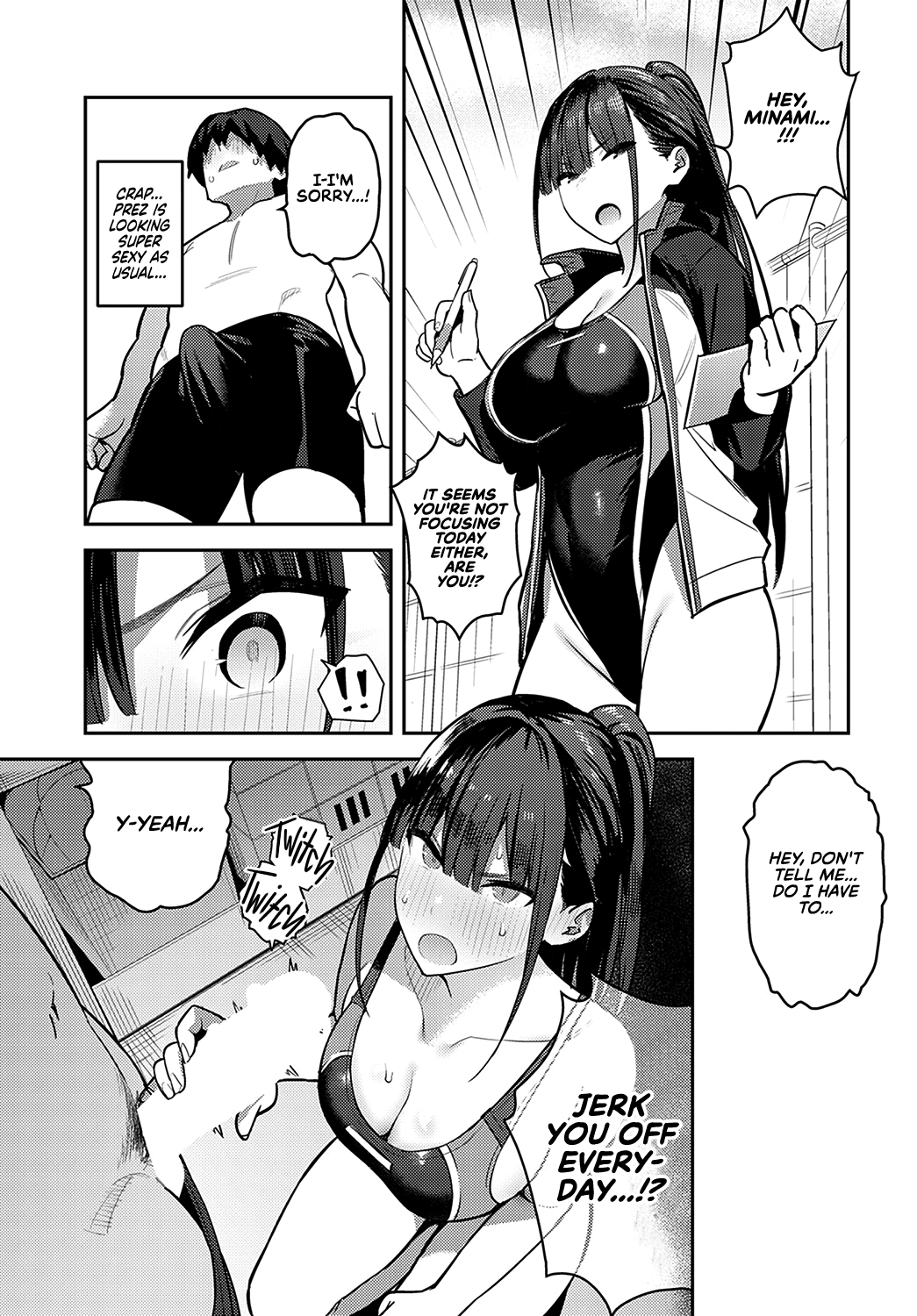 Kyouei Senpai ni Nuite morau | Getting Jerked off by the Swimming Club Senpai page 11 full
