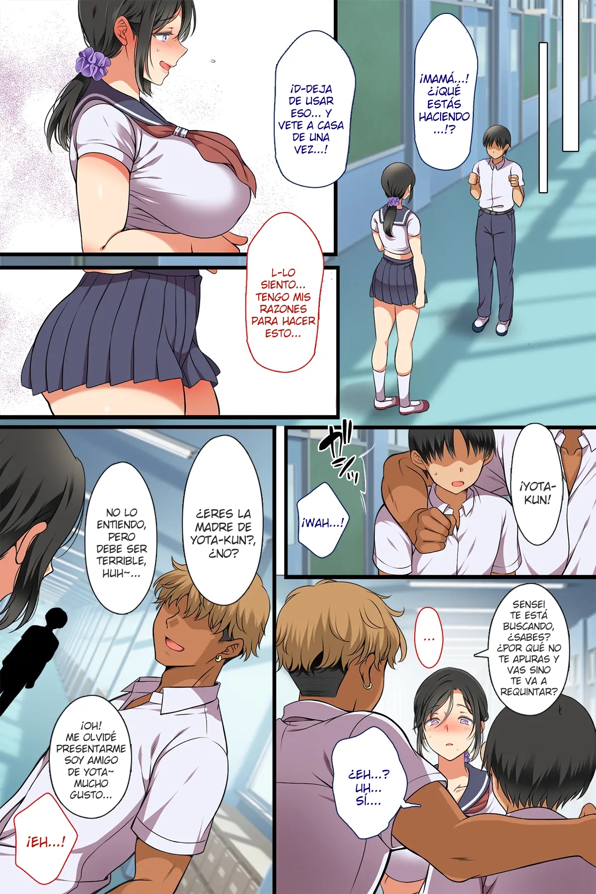 Hitozuma ga Classmate ni!? | ¡UNA MILF QUE SE CONVIRTIÓ EN UNA COMPAÑERA DE CLASE! page 11 full
