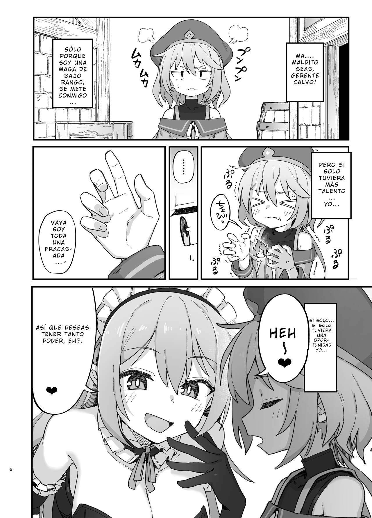 Kakyuu Majutsushi, Inmon ni Somaru | Una Humilde Hechicera, Ensuciada Por La Perversidad. page 5 full