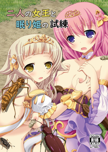 [Dream Project (Yumeno Shiya)] Ni Nin No Joō To Nemuri Hime No Shiren (Flower Knight Girl) cover