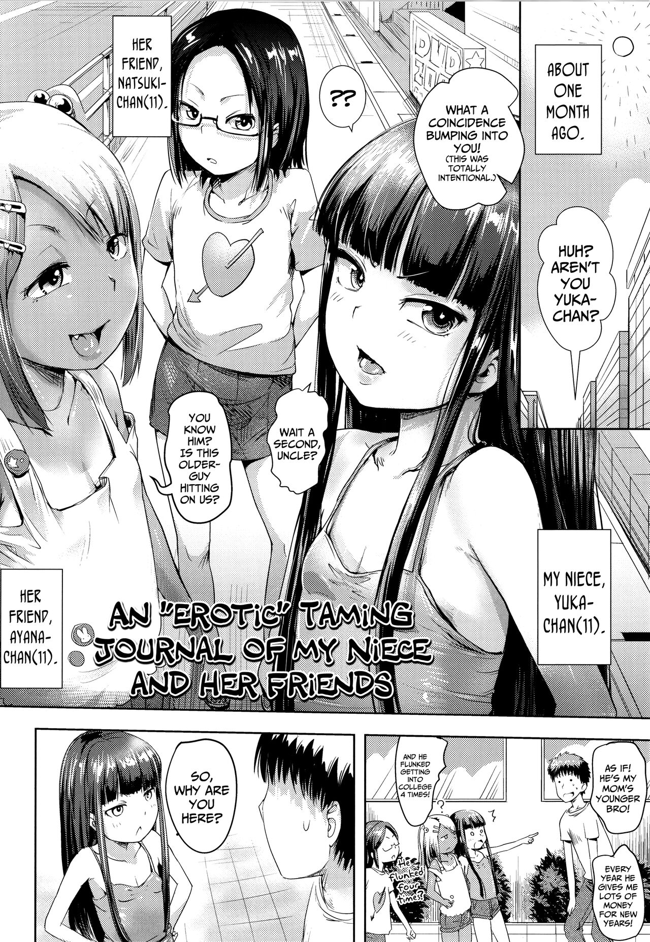 Mei to Tomodachi no Ezuke Nikki | An "Erotic" Taming Journal of my Niece and Her Friends page 2 full