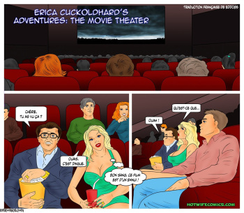 [HotWifeComics] Erica Cuckoldhard Adventures - The Movie Theater [French][Edd085] cover