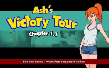 [Skadoo] Ash's Victory Tour [Ch. 1.1] CG cover