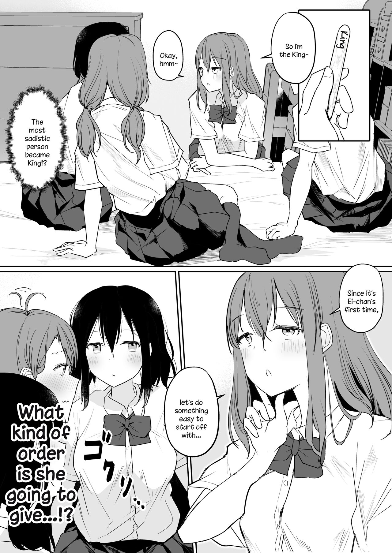 Yuri Zuki Joshi ga Nandemoari no Ousama Game Yatta Kekka... page 11 full