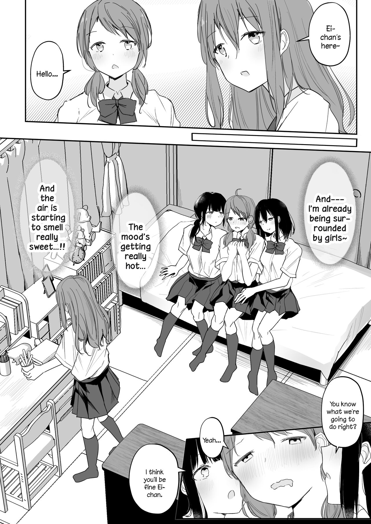 Yuri Zuki Joshi ga Nandemoari no Ousama Game Yatta Kekka... page 8 full