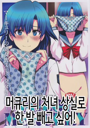 (C97) [Secret Society M (Kitahara Aki)] Mercury no Shojo Soushitsu de Ippatsu Nukitai! | 머큐리의 처녀 상실로 한 발 빼고 싶어! (Bishoujo Senshi Sailor Moon) [Korean] cover