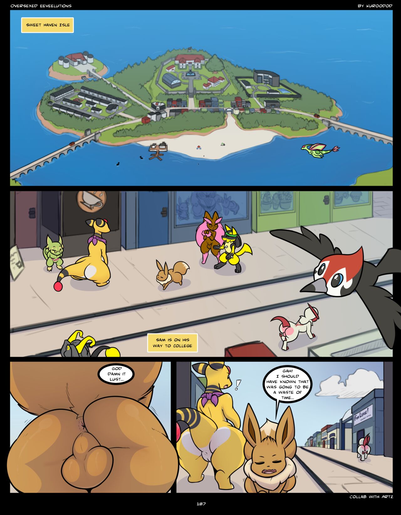 The New Adventures of Oversexed Eeveelutions page 1 full