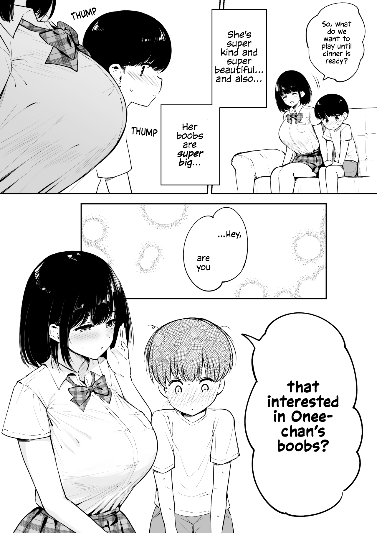 Kinjo no Onee-chan to Orusu Ban | Home Alone with the Neighborhood Onee-chan page 2 full