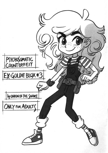 [Union of the snake (Shinda Mane)] Psychomatic Counterfeit EX: GoldieBlox#3 (GoldieBlox) cover