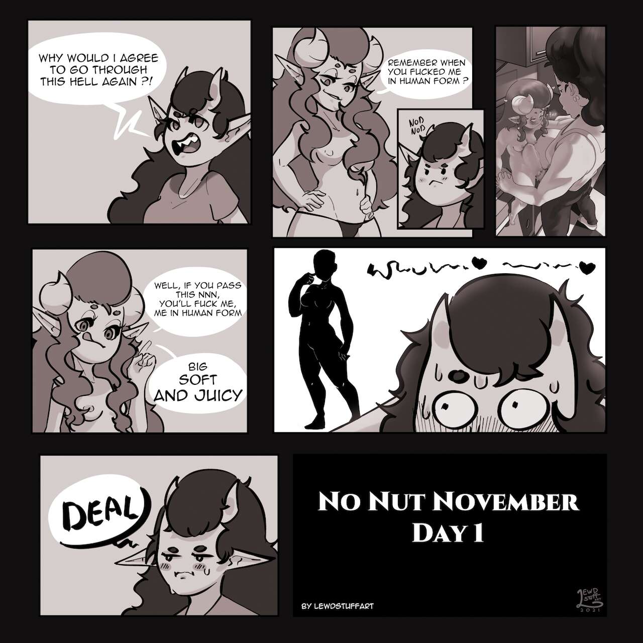 No Nut November 2021 + extra page 2 full