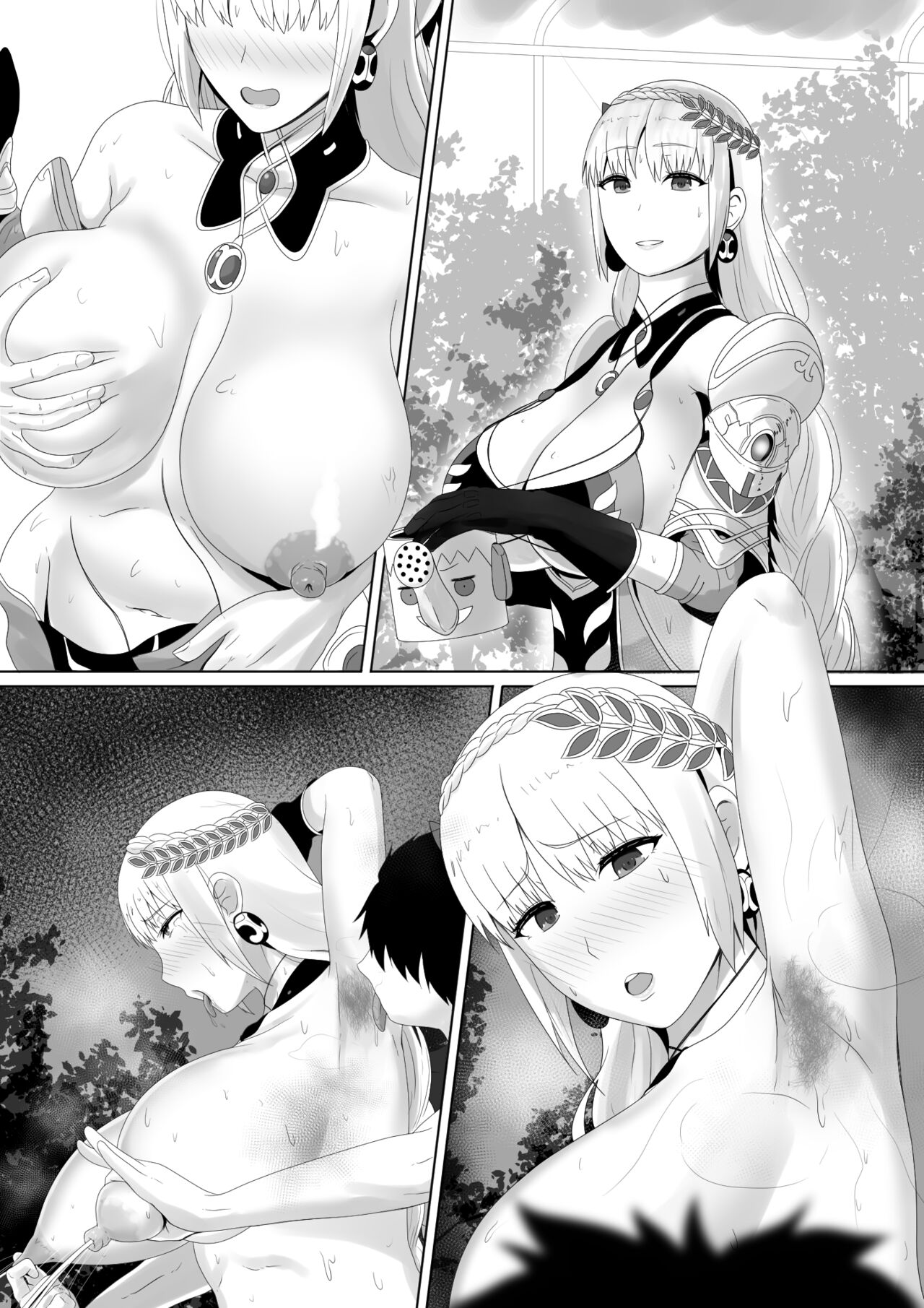 Olympus Megami Harem no Erohon | Olympus Goddesses Harem Comic page 11 full