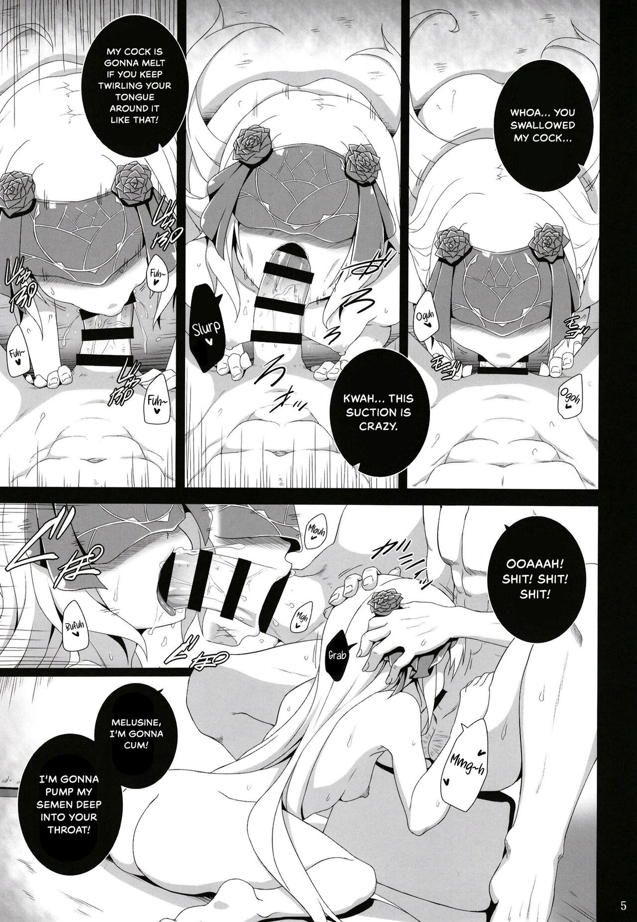 Melusine to Ofuro de Ichaicha suru Hon | A Book About Making Love With Melusine In The Bath page 7 full