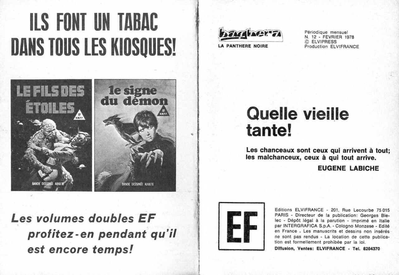 PFA - Elvifrance - Baghera #12 Quelle vieiile tante page 2 full