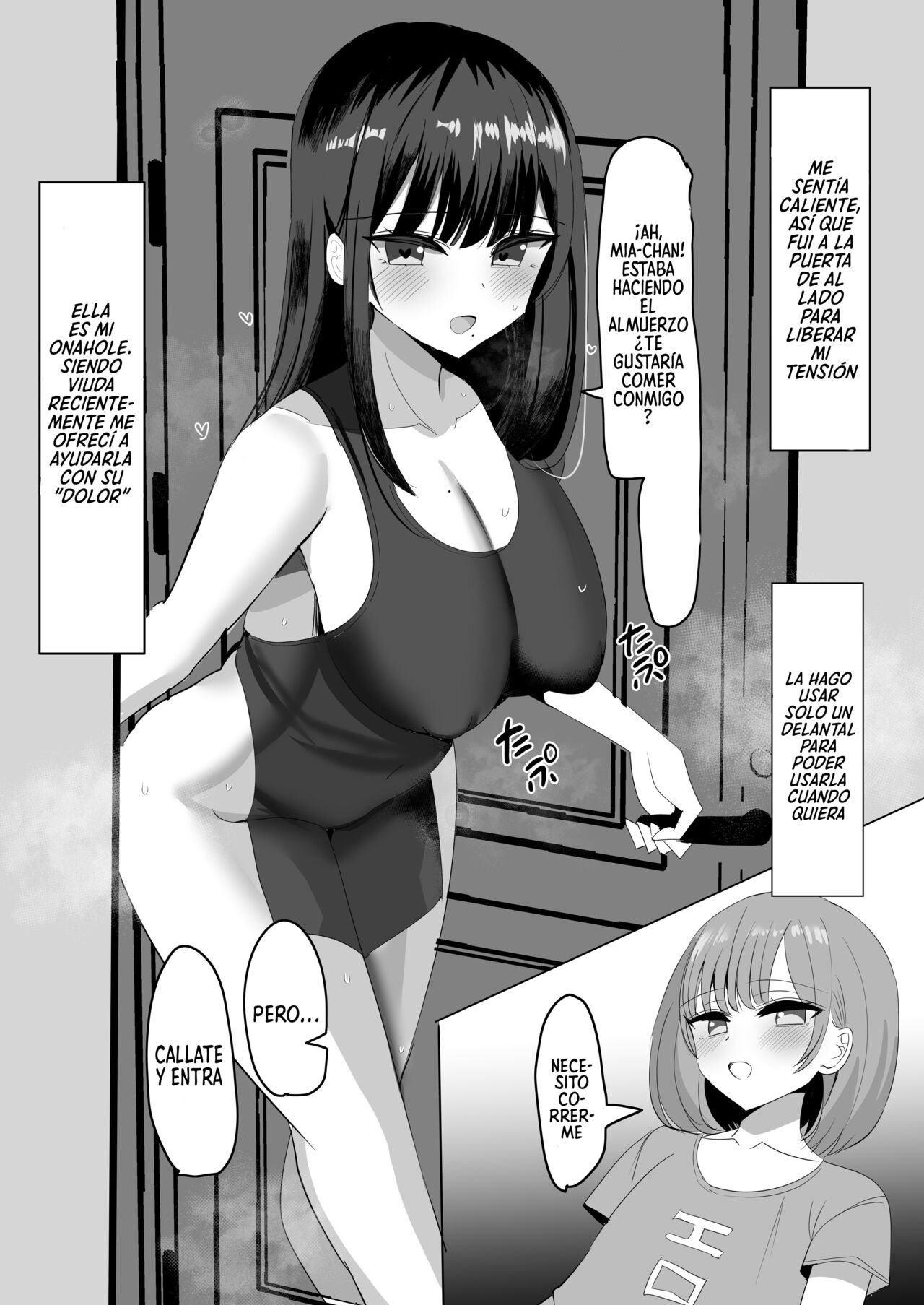 Oh, um, if you don't mind, why don't you take a look at this 3P E T manga | Oh, um, si no te importa, por qué no le echas un vistazo a este manga de 3P E T page 1 full