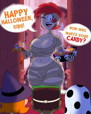 [TeenageBratwurst] Halloween MILF Frankie & Vicky cover