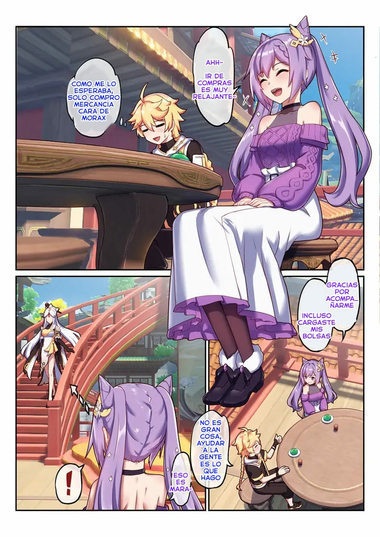 Keqing's Date With The Traveler | La cita de Keching con el viajero page 4 full