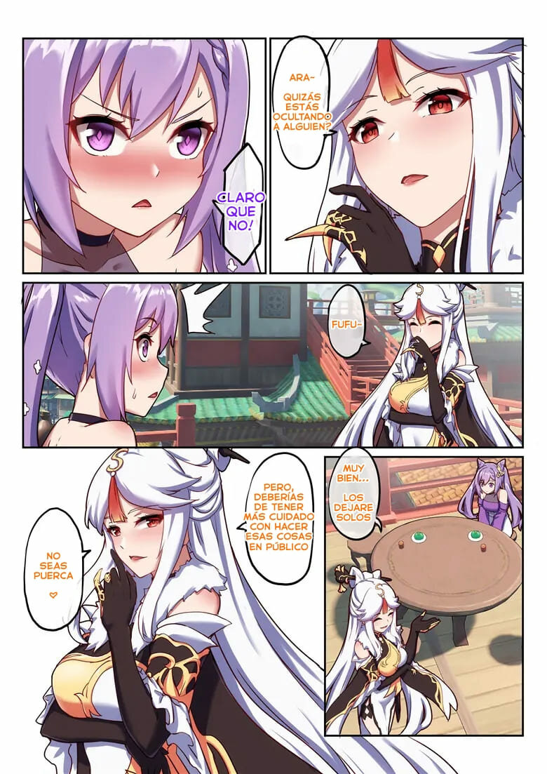 Keqing's Date With The Traveler | La cita de Keching con el viajero page 8 full