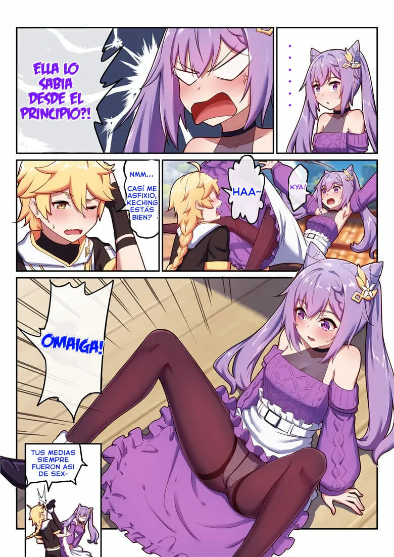 Keqing's Date With The Traveler | La cita de Keching con el viajero page 9 full