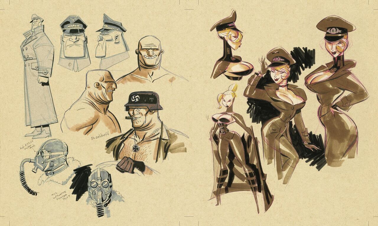 Rex Steele: Nazi Smasher - Greta Schultz Art + Screenshots + Comic Panels + Upscaled Screenshots page 5 full