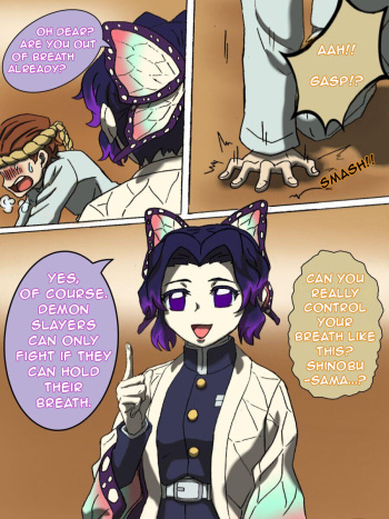 [平らvalley / tairavalley] [Skeb] Breathing Training by Shinobu-sama [English] [Wandering Citizen] cover