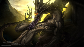 [Todex] Black Dragon Kalameet (Dark Souls) cover