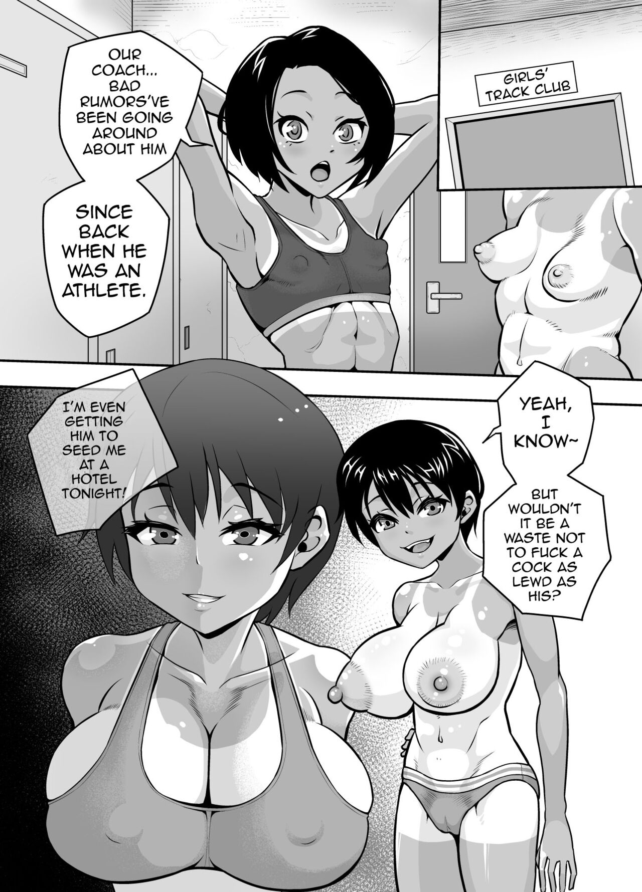 Rikujou-bu Tsubasa Inran Kyonyuu Athlete | The Lewd Big Breasted Athlete of The Track and Field Club page 12 full