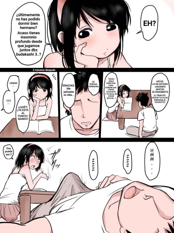 [Mimamoriencyo] Neteru Ani no Chinko de Onaru Imouto | Little Sister Masturbating With Onii-Chan's Dick [Spanish] cover