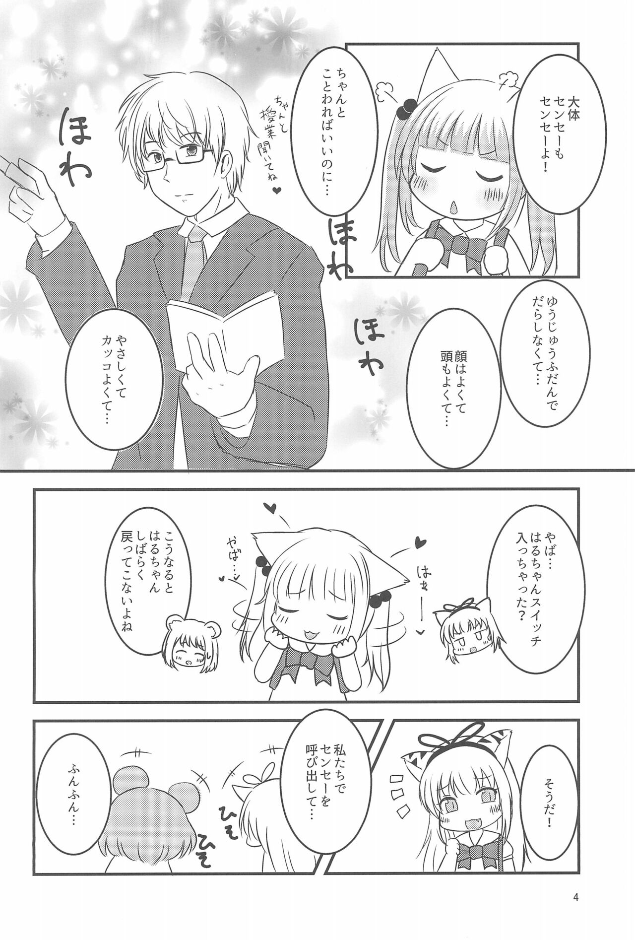 Sensei, Naisho da yo? page 4 full