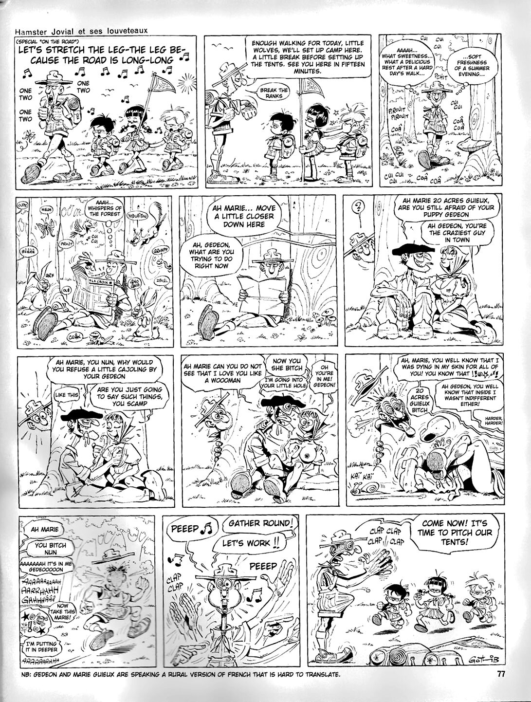 Hamster Jovial and his little wolves page 12 full